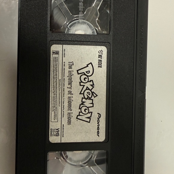 Pokemon The Mystery of Mount Moon VHS 1998 Pioneer Viz Video Pokerap - Picture 5 of 5